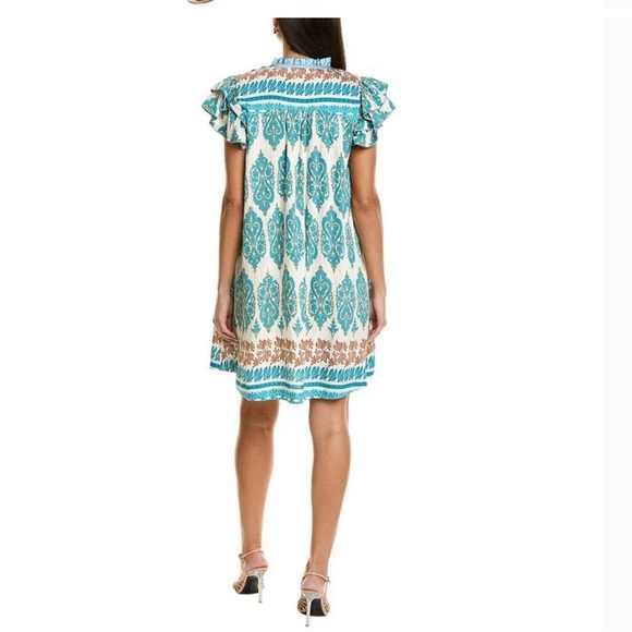 Maison Maar Flutter Sleeve Shift Mini Dress - Picture 4 of 12